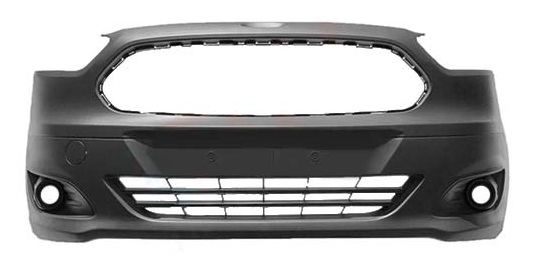TOURNEO COURIER 2014-2018 FRONT BUMPER W/ FOG LAMP HOLE, BLACK