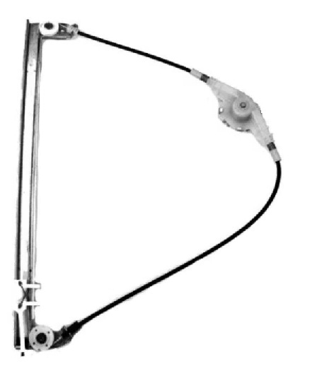 DOBLO 2000-2005 (+2009->) FRONT DOOR WINDOW-LIFT REGULATOR (MANUAL), RIGHT