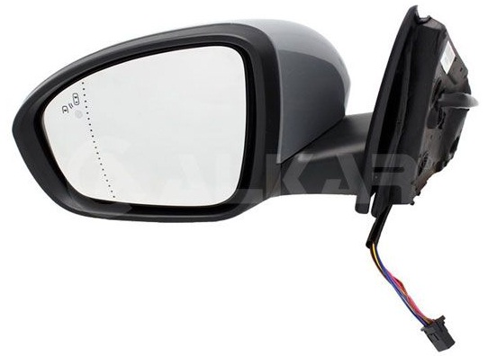 MEGANE IV HATCHBACK / SEDAN 2016- SIDE MIRROR COMPLETE ELECTRICAL, PRIMED LEFT