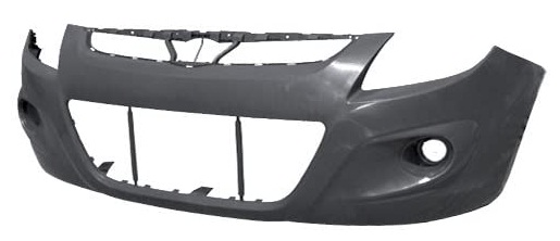 I20 2008-2012 FRONT BUMPER, W/ FOG LAMP HOLE