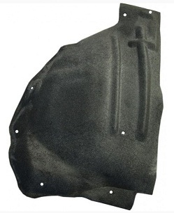 MEGANE IV HATCHBACK / SEDAN 2016- FRONT FENDER INNER PLASTIC (FRONT/REAR), RIGHT W/CARPET (INJECTION)