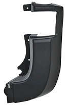 TRANSIT MK9 (V363) 2018-2021 REAR BUMPER CORNER, RIGHT, BLACK, TWIN DOOR, (FOR 180° OPENING DOOR)