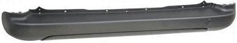 PARTNER 2009-2017 (+BERLINGO) REAR BUMPER, W/O PDC SENSOR
