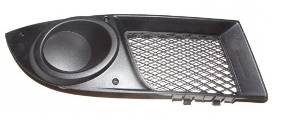 DOBLO 2006-2009 FRONT BUMPER GRILLE, W/O FOG LAMP HOLE, RIGHT