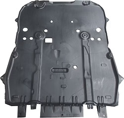RIFTER 2018-, PEUGEOT 3008 2016-2023, PEUGEOT 5008 2016-2023, PEUGEOT 308 2022-, CITROEN C5 AIRCROSS 2022-, CITROEN BERLINGO 2018- DS7 2022-, FIAT DOBLO 2022-, TOYOTA PROACE 2021- ENGINE UNDER COVER PROTECTIVE PLASTIC, (INJECTION)
