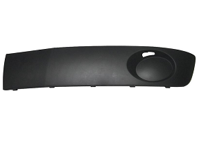 TRANSPORTER T5 2010-2014 FRONT BUMPER GRILLE, W/O FOG LAMP HOLE, BLACK, LEFT