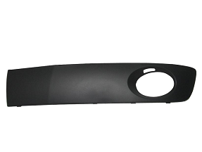 TRANSPORTER T5 2010-2014 FRONT BUMPER GRILLE, W/ FOG LAMP HOLE, BLACK, LEFT