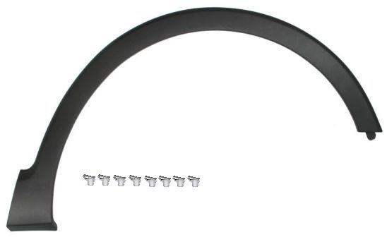 CAPTUR 2013-2019 FRONT FENDER PLASTIC EXTERNAL MOULDING, (INJECTION) RIGHT, W/MOUNTING CLIPS