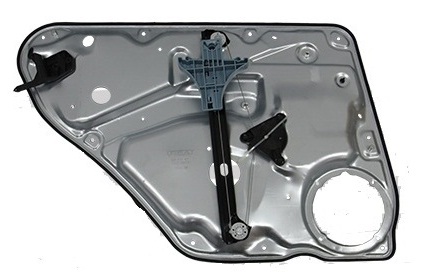 SUPERB 2001-2008 REAR DOOR WINDOW-LIFT REGULATOR, ELECTRIC ADJ., W/O MOTOR, RIGHT (4-5 DOORS)