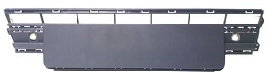 TRANSPORTER T6 2019-2024 FRONT BUMPER LICENSE PLATE PLASTIC W/SENSOR HOLES