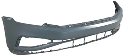 PASSAT B8,5 2019-2024 FRONT BUMPER, BLACK, W /PDC SENSOR HOLE, W/O HEADLAMP WASHER HOLE