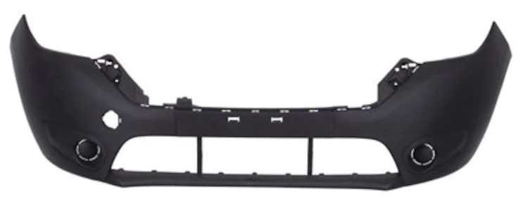 DOKER 2013-2016 (+LODGY 2017-) FRONT BUMPER BLACK W/O FOG LAMP HOLES