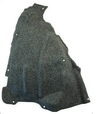 MEGANE IV HATCHBACK / SEDAN 2016- FRONT FENDER INNER PLASTIC (FRONT/FRONT), RIGHT W/CARPET (INJECTION)
