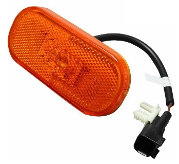 TRANSIT MK9 (V363) 2014- SIDE MARKER LAMP, AMBER, W/ LED AND CABLE