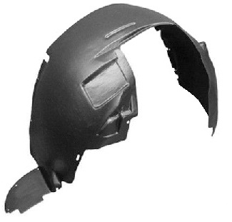 DOBLO 2010-2014 (2015-) FRONT FENDER INNER PLASTIC, W/ SPLASHGUARD, RIGHT (INJECTION) (ALSO FITS COMBO 2012-)