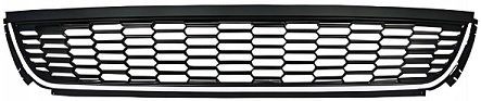 POLO 2010-2014 FRONT BUMPER LOWER GRILLE, W/ CHROME STRIP
