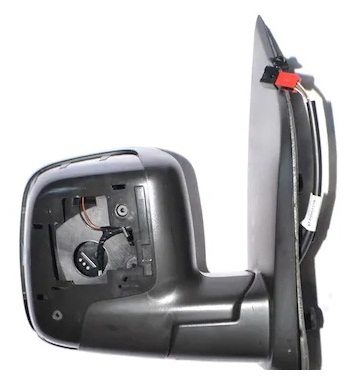 FIORINO-NEMO-BIPPER 2007-2016 SIDE MIRROR, ELECTRIC ADJ., W/O MIRROR COVER, RIGHT