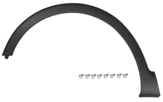 CAPTUR 2013-2019 FRONT FENDER PLASTIC EXTERNAL MOULDING, (INJECTION) LEFT, W/MOUNTING CLIPS
