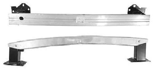 C4 2011-2016 +  PEUGEOT 308 (2011-2016) FRONT BUMPER REINFORCEMENT, ALUMINIUM, W/STEEL MOUNTING BRACKET