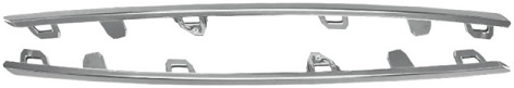 CLIO V 2019- RADIATOR GRILLE STRIP, CHROME, (SET)