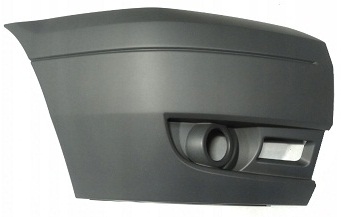 TRANSIT MKVII (V347) 2006-2013 FRONT BUMPER, W/ FOG LAMP HOLE, RIGHT