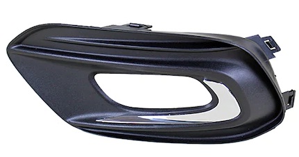TIPO (AGEA) 2015- SEDAN FRONT BUMPER GRILLE, W/ FOG LAMP HOLE, W/ CHROME, LEFT