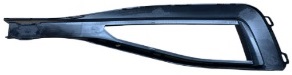 PASSAT B8 2019-2022, 2023-2024 FOG LAMP FRAME, LEFT, SATIN BLACK