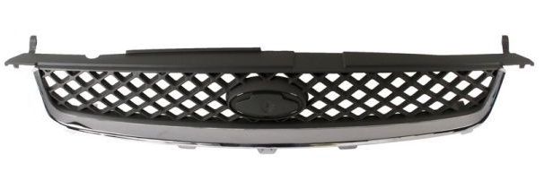 FIESTA MK5 2006-2008 RADIATOR GRILLE, GRAY, W/ CHROME FRAME