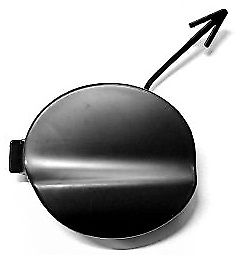 TOURNEO COURIER 2018- FRONT BUMPER HOOK COVER, BLACK