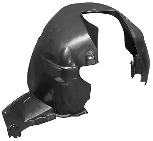 PARTNER 2009-2017 (+BERLINGO) FRONT FENDER INNER PLASTIC, RIGHT (INJECTION)