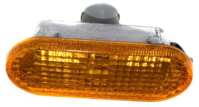 CADDY 2004-2011 SIDE INDICATOR, CHROME BASE, AMBER, LEFT=RIGHT