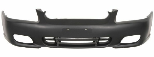 ACCENT 2001-2002 4 DOOR FRONT BUMPER, W/ FOG LAMP HOLE