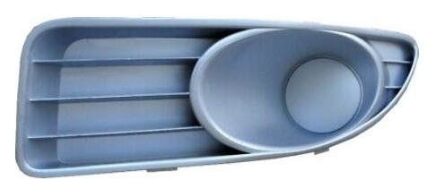 LINEA 2007-2012 FRONT BUMPER GRILLE, W/O FOG LAMP HOLE, GRAY, LEFT