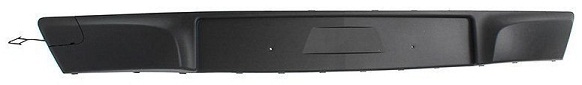 CORSA D 2010-2014 FRONT BUMPER PROTECTIVE TRIM MOULDING, DARK GREY