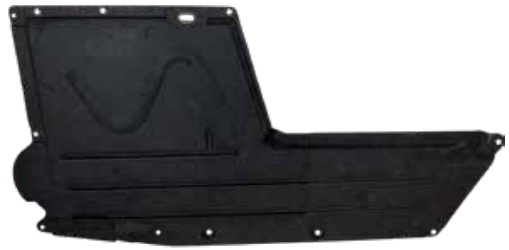 3 F30 2011-2018 GEAR-BOX PROTECTIVE UNDERCOVER, FELT, RIGHT