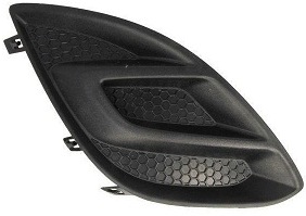 CORSA D 2011-2014 FRONT BUMPER GRILLE, W/O FOG LAMP HOLE, RIGHT