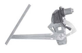 TRANSIT MKVI (V184) 2001-2006 + MKVII (V347) 2006-2013 FRONT DOOR WINDOW-LIFT REGULATOR, ELECTRIC ADJ., W/O MOTOR, LEFT