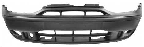 PALIO-SIENA-WEEKEND 1997-2001 FRONT BUMPER, W/ FOG LAMP HOLE, BLACK
