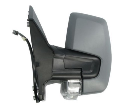TRANSIT CUSTOM MK8 (V362) 2013-2018 SIDE MIRROR, ELECTRICAL ADJ., W/ RESISTANCE, LEFT W/PRIMER 8 POLES