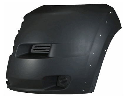 DUCATO 2007-2014 (JUMPER-RELAY-BOXER) FRONT BUMPER CORNER, W/O FOG LAMP HOLE, W/ MOULDING HOLES, LEFT