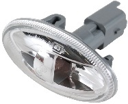 PARTNER 2009-2017 (+BERLINGO) FRONT FENDER INDICATOR, CLEAR WHITE, W/BULB HOLDER, LEFT=RIGHT (+ Partner all models,PEUGEOT 107, 108, 206, 307, 407, EXPERT, CITROEN C1, C2, C3, C4, C5, C-ELYSEE, DS3, XSARA, FIAT SCUDO, OPEL COMBO 2018- , OPEL VIVARO 2019- , OPEL ZAFIRA LIFE 2019- , TOYOTA AYGO 2005-2014, TOYOTA PROACE 2016- )