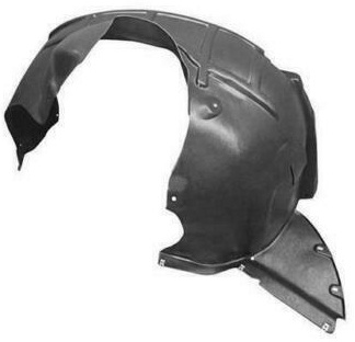 A1 2011-2014 FRONT FENDER INNER PLASTIC, LEFT