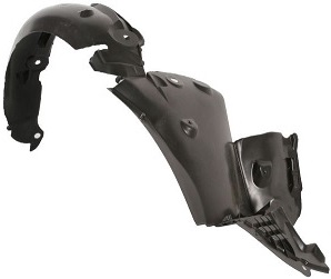 CLIO 2001-2005 (+SYMBOL 2001-2008) FRONT FENDER INNER PLASTIC, RIGHT (INJECTION)