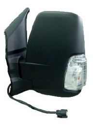 TRANSIT MK9 (V363) 2014-2018 SIDE MIRROR, W/ RESISTANCE, ELECTRICAL ADJ., REGULAR ARM, LEFT (W/INDICATOR WHITE)