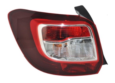 SANDERO 2012-2016 REAR LAMP W/O BULB HOLDER, LEFT (DARK COLOUR)