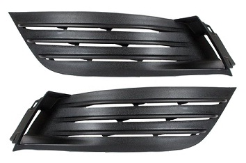 MEGANE IV HATCHBACK 2016- FRONT BUMPER GRILLE SET, W/O FOG LAMP HOLE