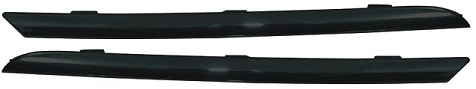 CLIO IV 2013-2015 RADIATOR GRILLE STRIP, BLACK, (SET)