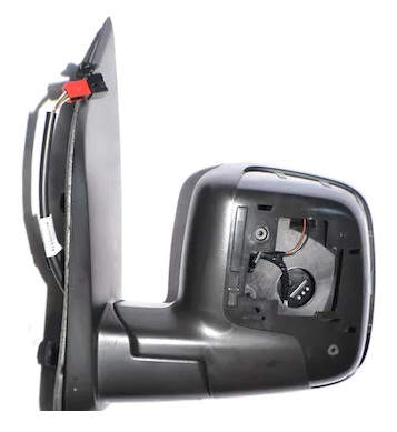 FIORINO-NEMO-BIPPER 2007-2016 SIDE MIRROR, ELECTRIC ADJ., W/O MIRROR COVER, LEFT