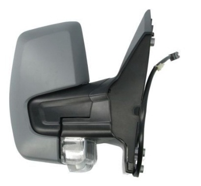 TRANSIT CUSTOM MK8 (V362) 2013-2018 SIDE MIRROR, ELECTRICAL ADJ., W/ RESISTANCE, RIGHT W/PRIMER 8 POLES