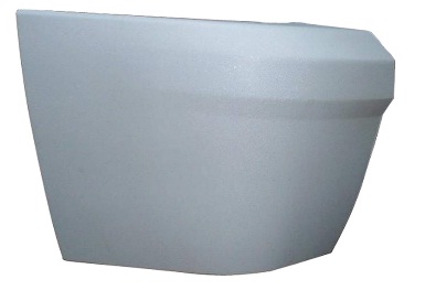 CONNECT 2003-2006 REAR BUMPER END CAP, PRIMED, LEFT